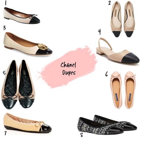 best chanel slingback dupe|chanel ballet flats dupe.